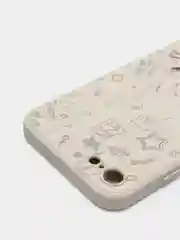 Серебряный чехол силиконовый Pokemon "Пикачу" для iPhone 7/8 Plus/XS/XR/SE Max/11/12 Pro Max/13