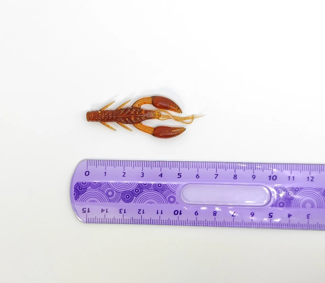 Коричневый силиконовая приманка RAF, Dolive Craw (Рачок) 2.0, 50 mm, 8 шт