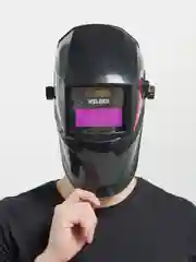 Маска сварочная для сварщика WELDER PRO Ф4 Хамелеон 90x35 мм, DIN 4/9-13