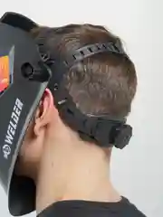 Маска сварочная для сварщика WELDER PRO Ф4 Хамелеон 90x35 мм, DIN 4/9-13
