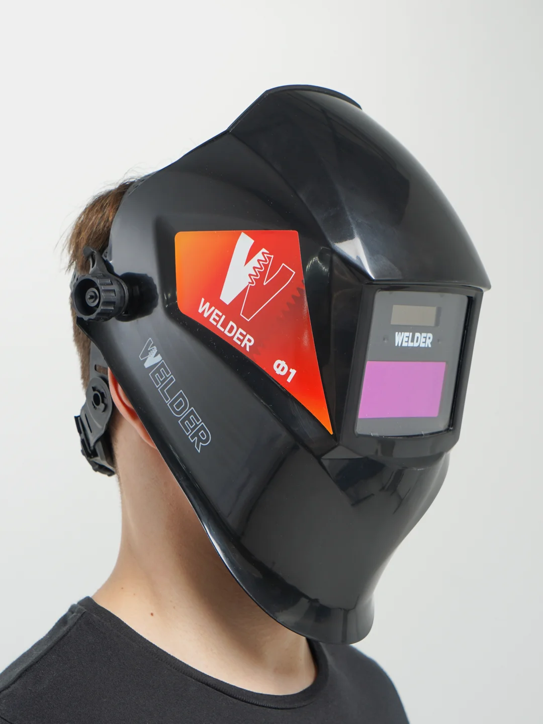 Маска сварочная для сварщика Welder Pro Ф1 Хамелеон 90 x 35 мм, DIN 3/11, в коробке