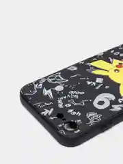 Индиго чехол силиконовый Pokemon "Пикачу" для iPhone 7/8 Plus/XS/XR/SE Max/11/12 Pro Max/13