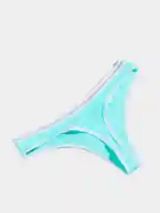 Бирюзовый женские трусы стринги из хлопка