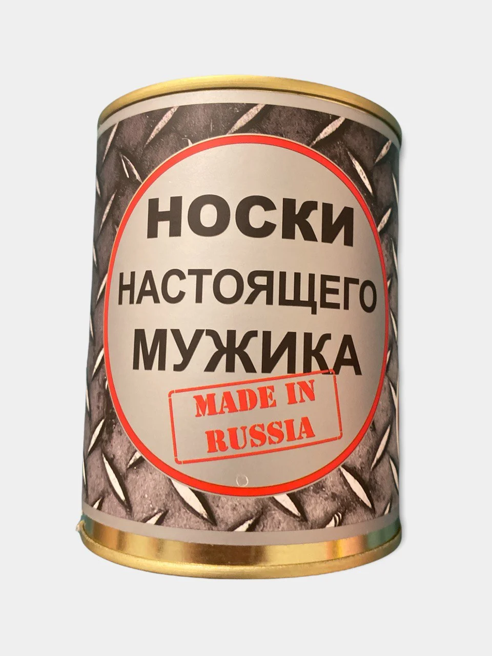 Багровый мужские носки в банке