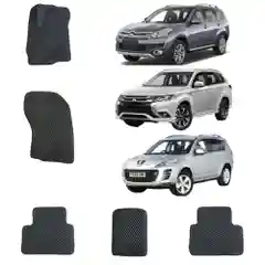 3D-коврики EVA / ЕВА / ЭВА для Citroen C-Crosser / Mitsubishi Outlander XL / Peogeot 4007