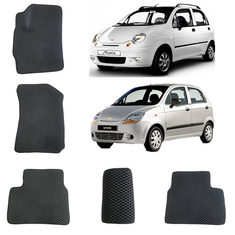 Автомобильные EVA коврики для Daewoo Matiz/Chevrolet Spark 1/Дэу Матиз/Шевроле Спарк (1)