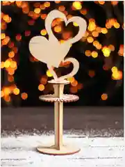 Салфетница Best Room "Сердечки", 25 х 10 х 8 см, на пьедестале