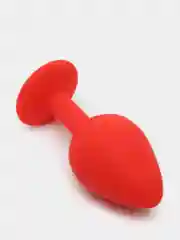 Красный анальная пробка классической формы