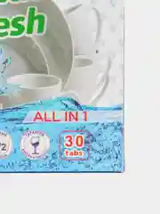 Таблетки для посудомоечных машин Formula Fresh All in 1 бесфосфатные 30 шт