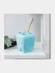 Подставка под зубные щетки Дента, на 4 щетки, 10*8*8 см