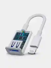 Белый camera переходник, Lightning USB adapter для iPhone
