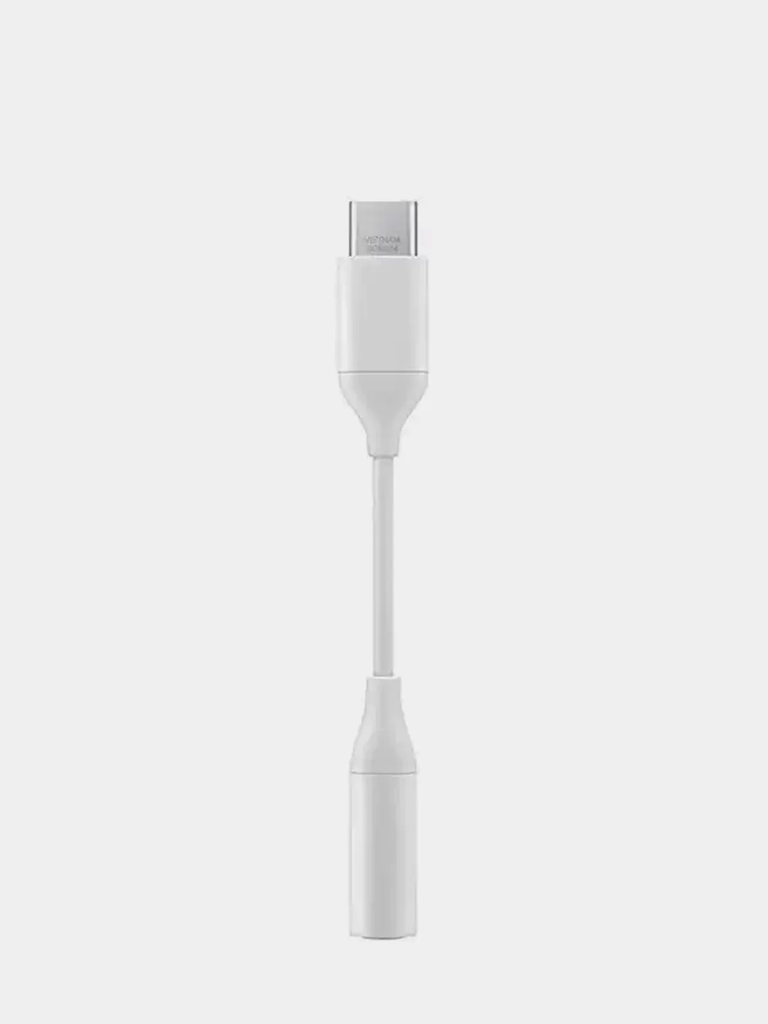 Белый адаптер аудио-переходник Type-C - 3.5mm jack