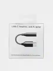 Белый адаптер аудио-переходник Type-C - 3.5mm jack