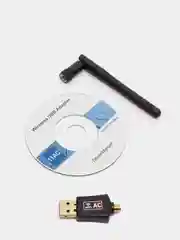 Угольный беспроводной усилитель сигнала (репитер) Wi-Fi приемник, USB 2.0 двухдиапазонный