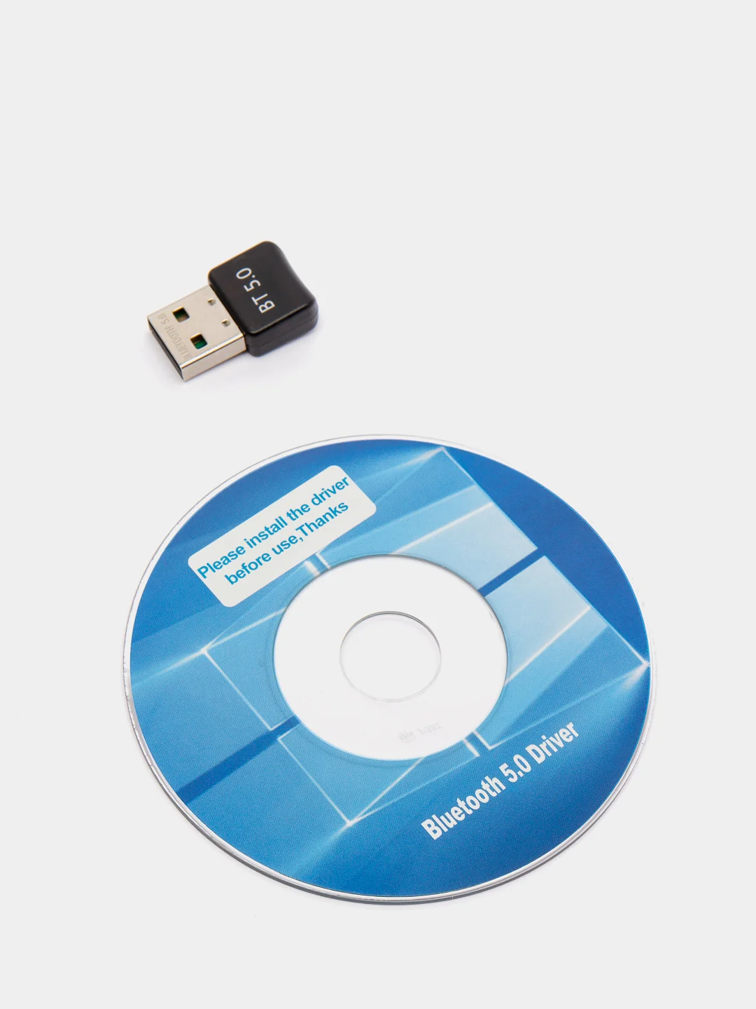Тёмно-серый usb адаптер Bluetooth 5.0 (блютуз)