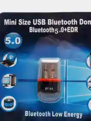 Красный usb адаптер Bluetooth 5.0 (блютуз)