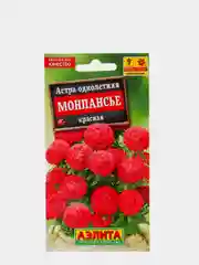 Астра "Монпансье красная" (семена, цветы)