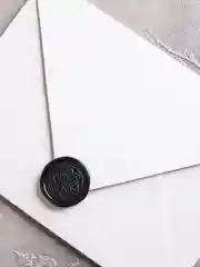 Черный сургуч в сердечках, 20 штук