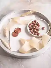 Медный сургуч в сердечках, 20 штук