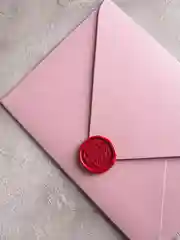 Красный сургуч в сердечках, 20 штук