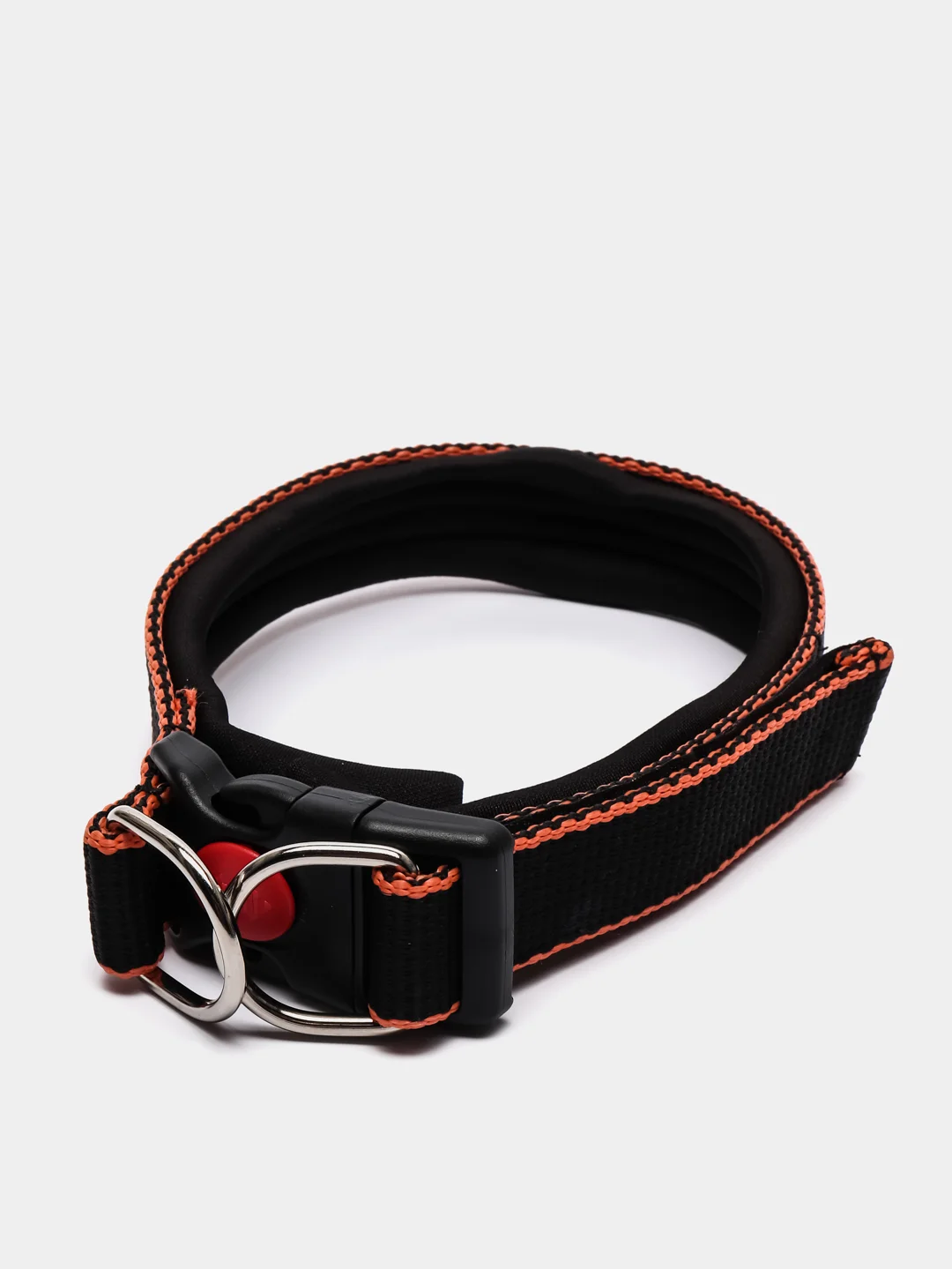 Оранжевый ошейник Fashion, капрон 25мм STRONG DOG