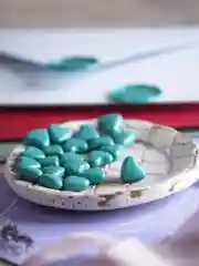 Мятный сургуч в сердечках, 20 штук