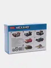 Оранжевый конструктор пластиковый Sluban PowerBricks. Машина