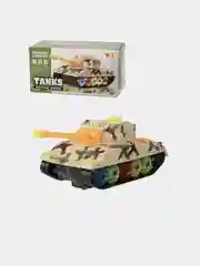 Зеленый музыкальная игрушка "Танк"