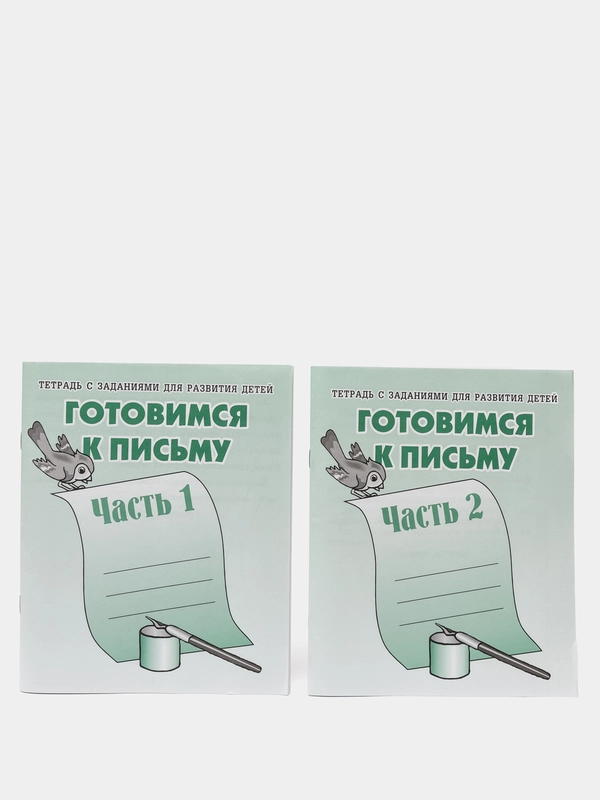 Рабочая тетрадь "Готовимся к письму", в 2ух частях, Бурдина С.В
