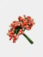 Коралловый меланж тычинки с сахарными вставками в букете
