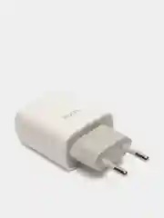 Белый сетевое зарядное устройство Hoco C73A, 2 x USB, кабель Lightning, до 2.4A