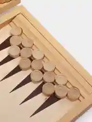 Нарды с деревянной доской