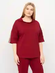 Бордовый костюм спортивный женский