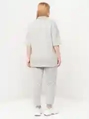 Серый костюм спортивный женский