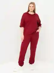 Синий меланж костюм спортивный женский