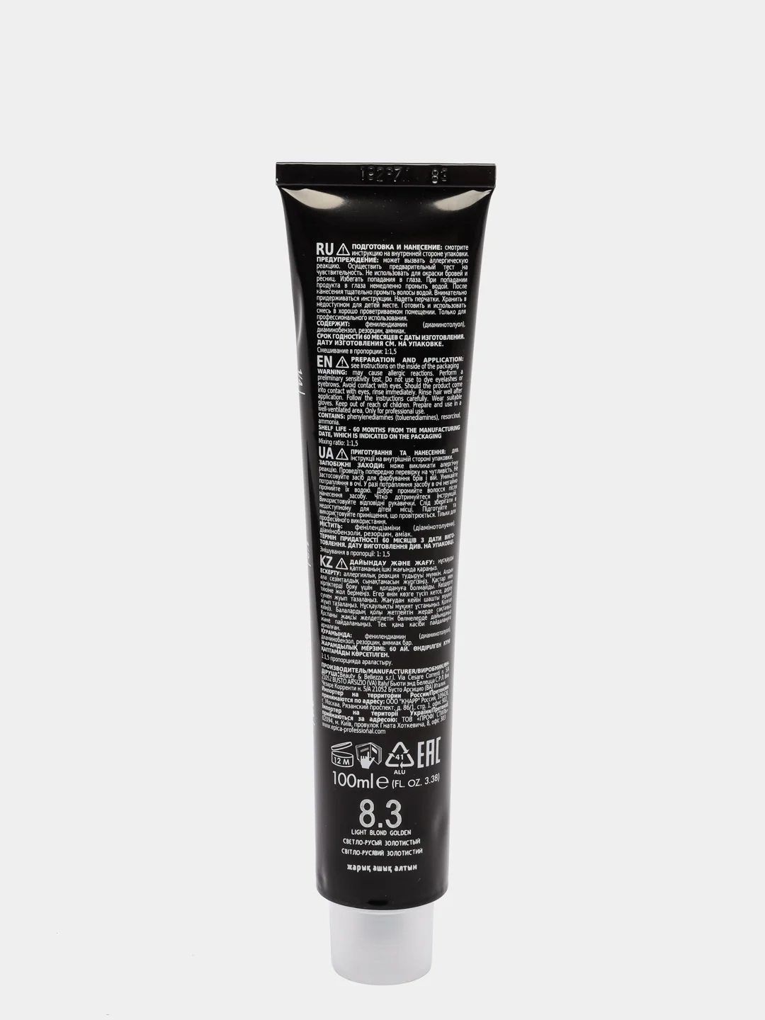 Epica colorshade 8.3 Крем-краска светло-русый золотистый, 100 мл