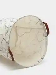Кремовый корзина для хранения игрушек, белья, одежды/Большая корзина с ручками