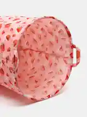 Алый корзина для хранения игрушек, белья, одежды/Большая корзина с ручками