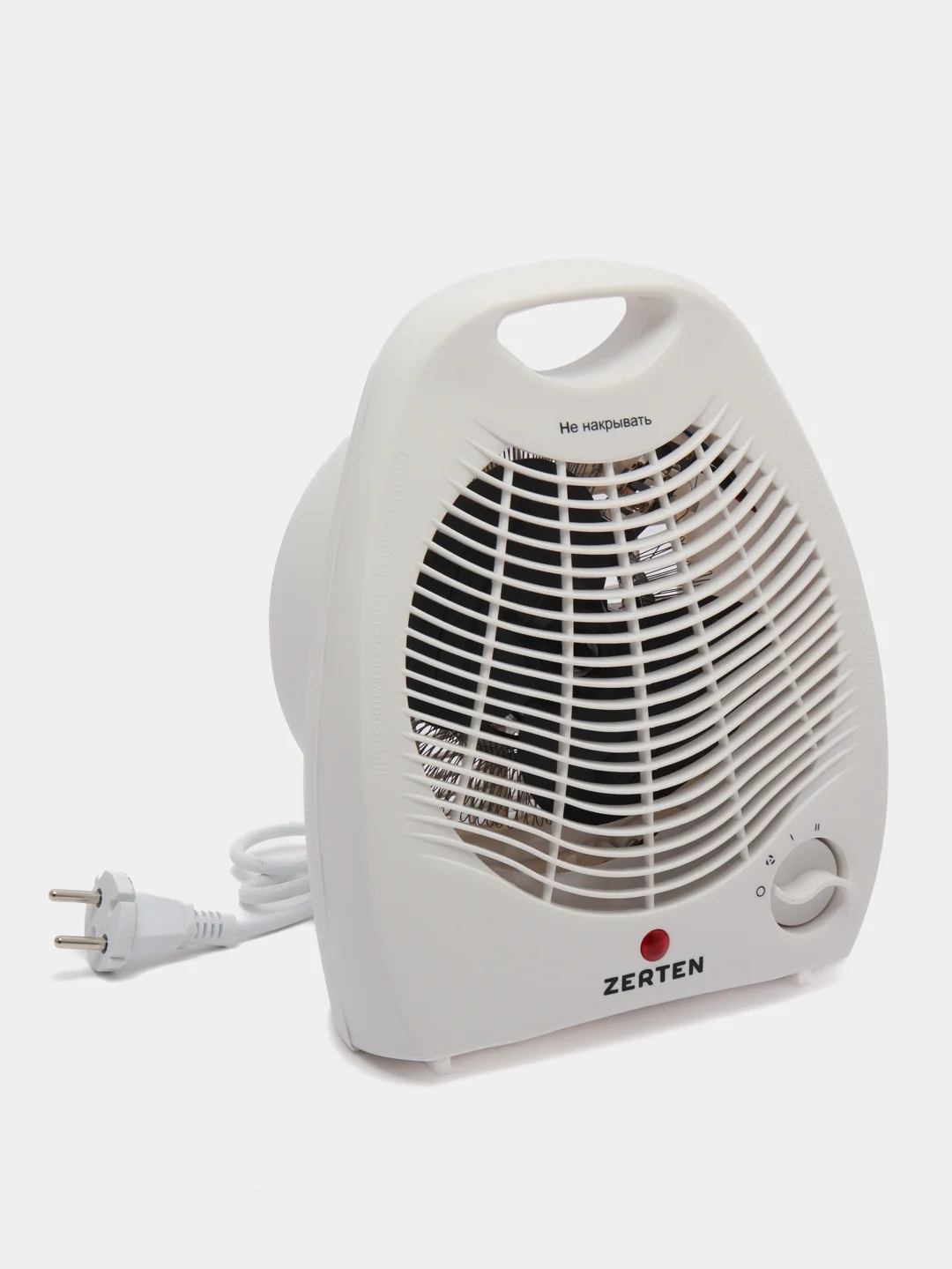 Тепловентилятор Zerten ZTD-20 (F), электрический, 2000 Вт, 2 режима+обдув, белый