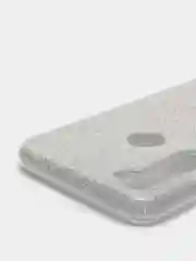 Серебряный чехол XIAOMI REDMI NOTE 8 блестящий