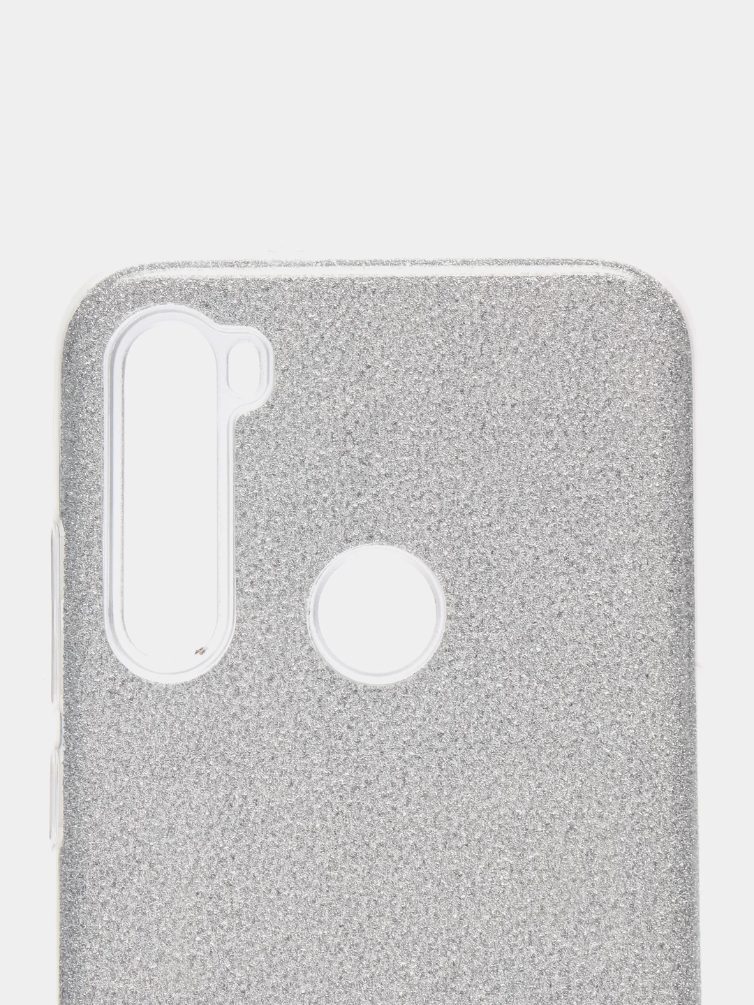 Серебряный чехол XIAOMI REDMI NOTE 8 блестящий