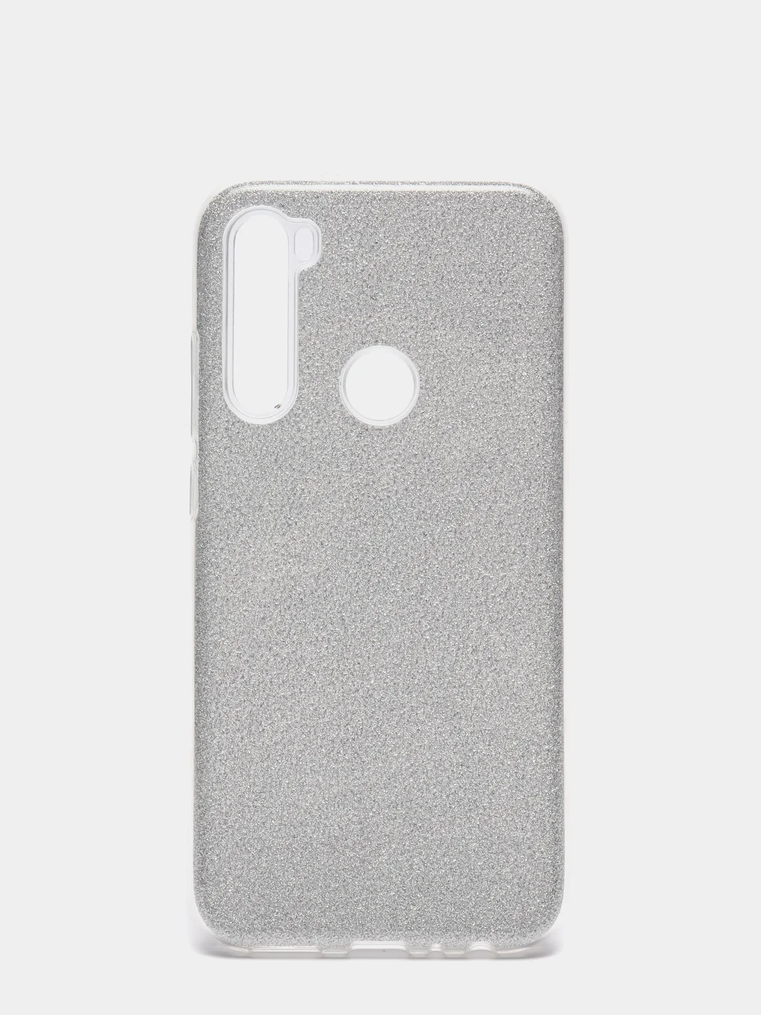 Серебряный чехол XIAOMI REDMI NOTE 8 блестящий