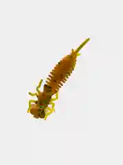 Желтый силиконовая приманка Maggot 50 мм (10 шт)