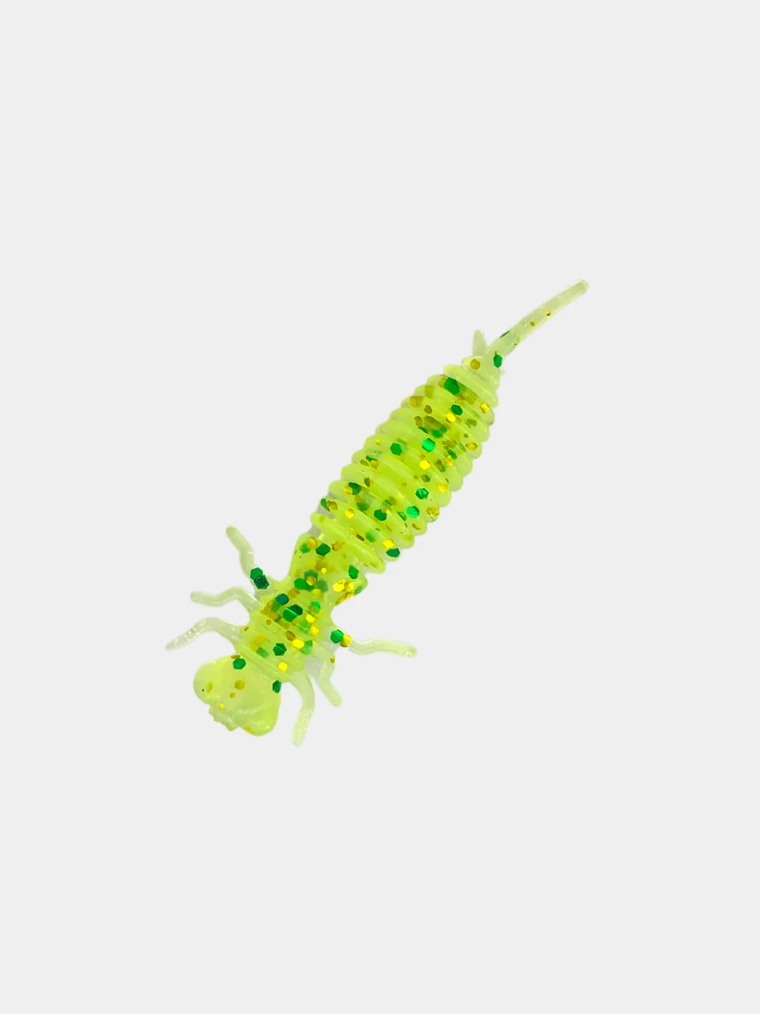 Лайм силиконовая приманка Maggot 50 мм (10 шт)
