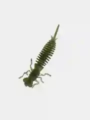 Тёмно-серый силиконовая приманка Maggot 50 мм (10 шт)