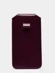 Бордовый чехол универсальный с язычком