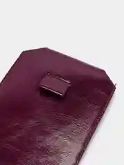Бордовый чехол универсальный с язычком