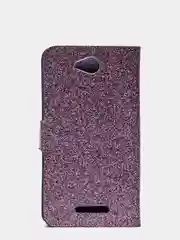 Сиреневый чехол книжка Sony C