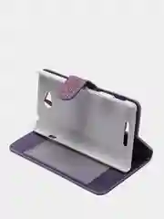 Сиреневый чехол книжка Sony C