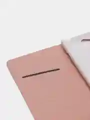 Розовый чехол книжка Sony C